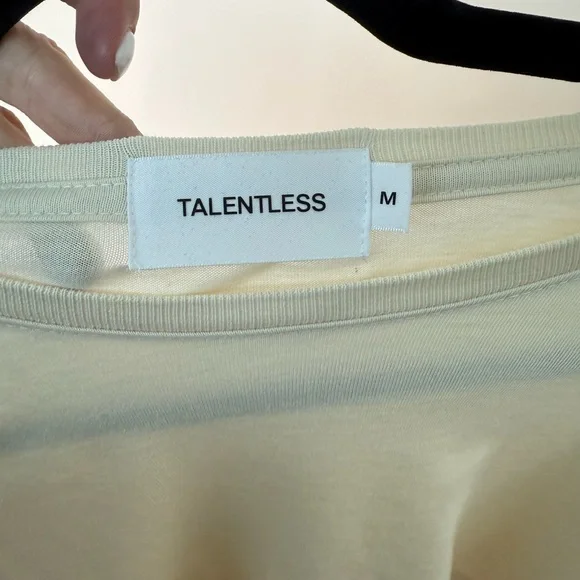 TALENTLESS BONE Long Sleeve Crop Top | Sz: M - Picture 4 of 6